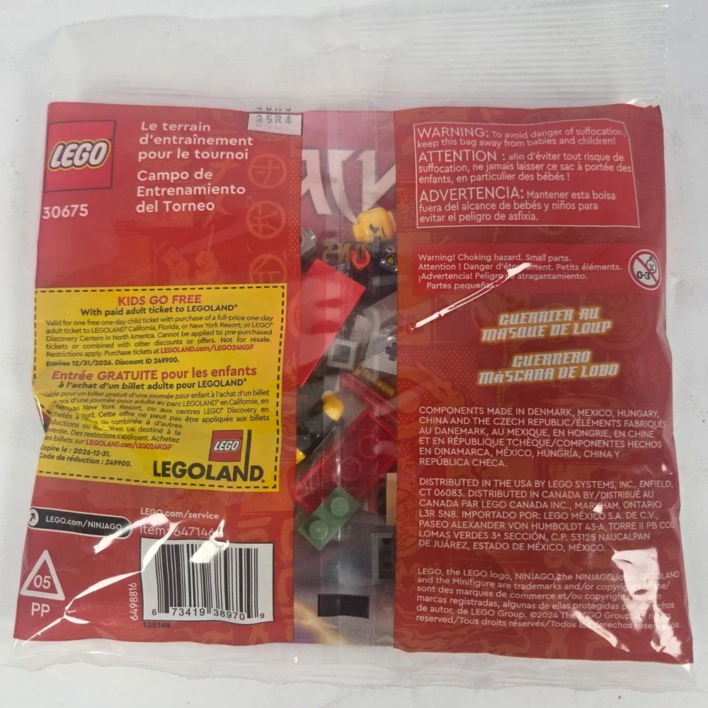 LEGO Ninjago Dragons Rising 30675 Tournament Training Ground Polybag 49 Pcs